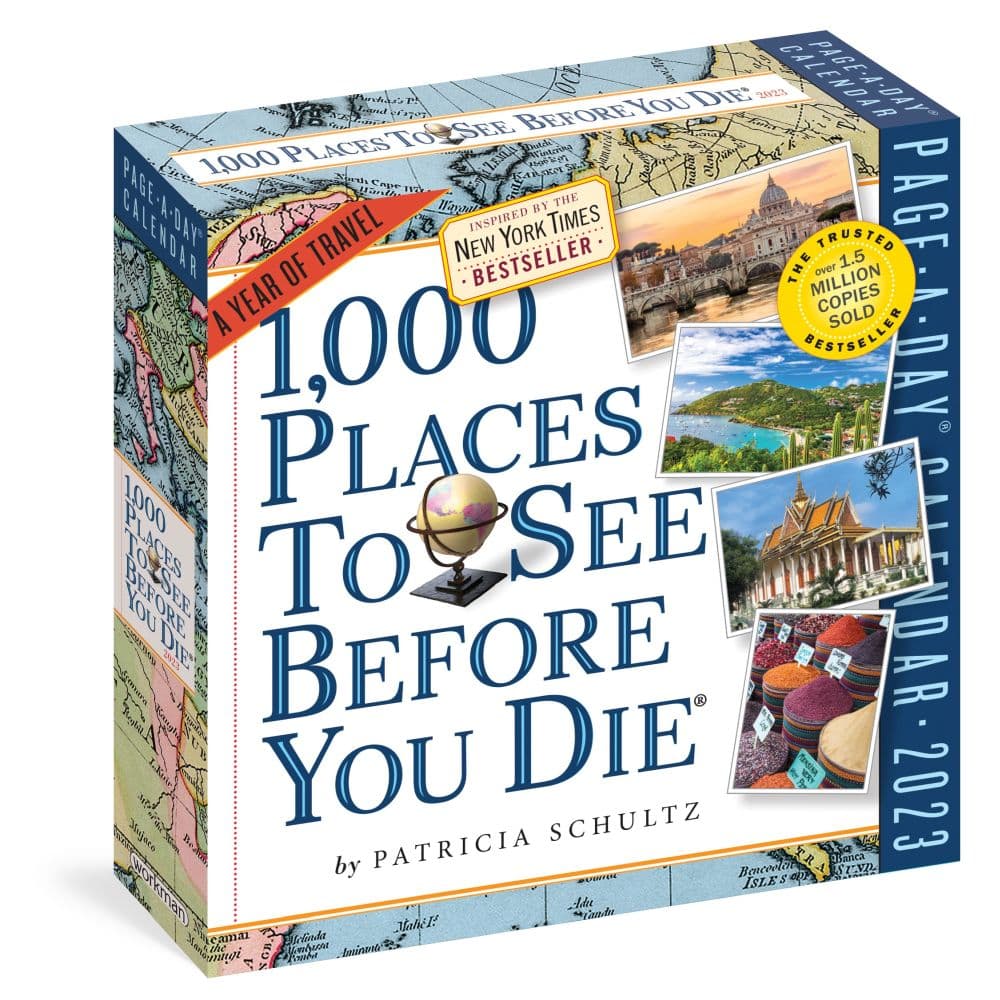 1000 Places To See Color 2023 Page A Day Calendar Where To Buy Best 