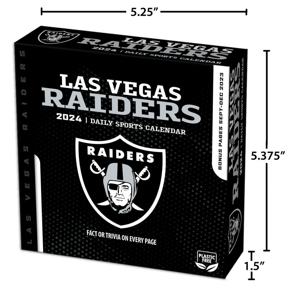 Las Vegas Raiders 2024 Desk Calendar