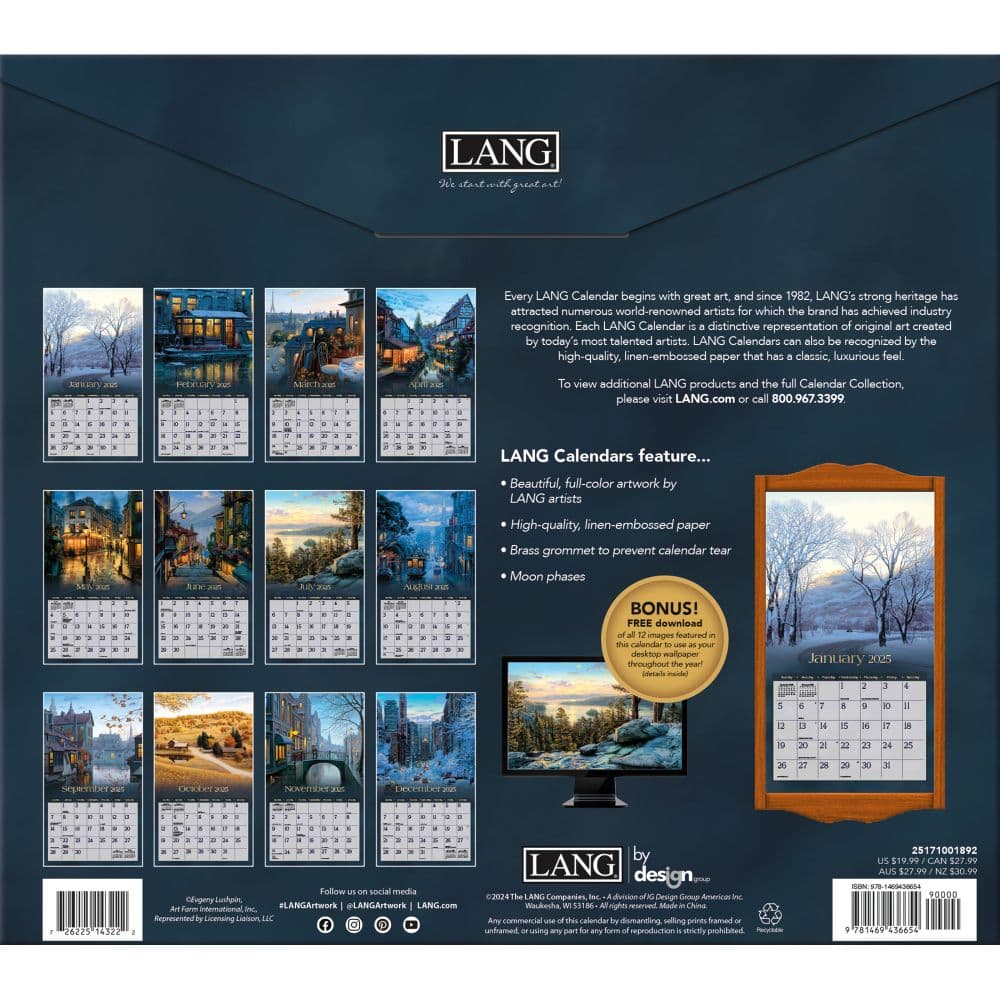 Around the World Special Edition 2025 Wall Calendar First Alternate Image width=&quot;1000&quot; height=&quot;1000&quot;