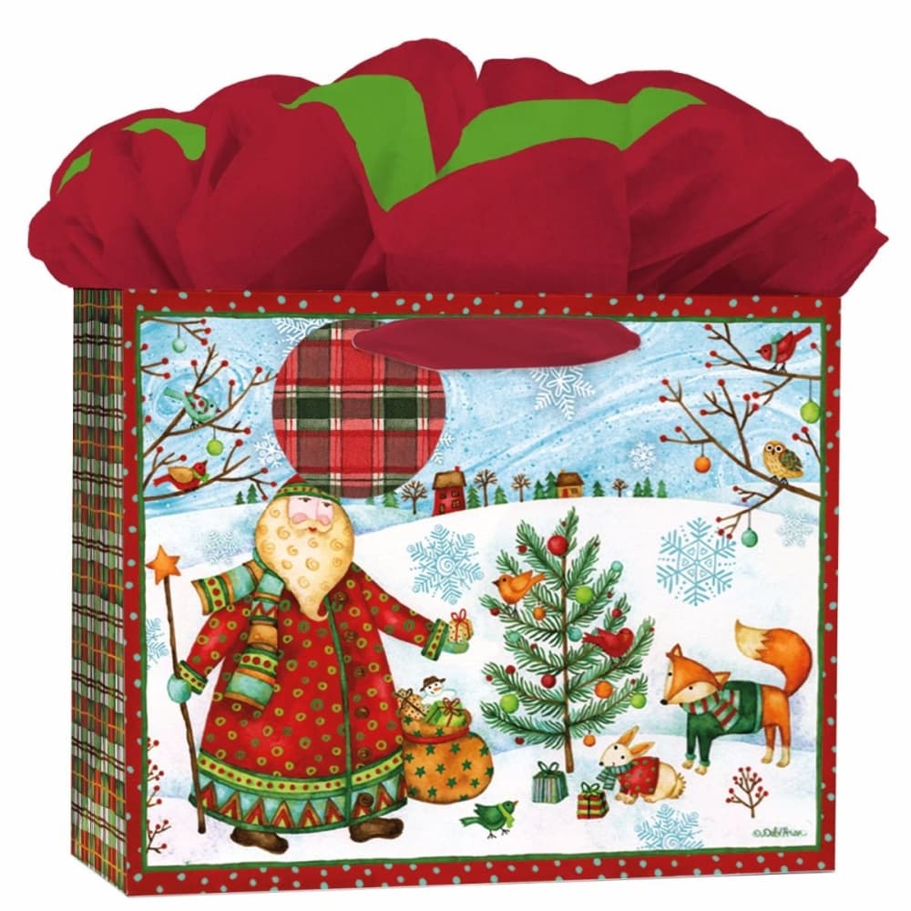 Holiday Inspirations Medium GoGo Gift Bag by Debi Hron