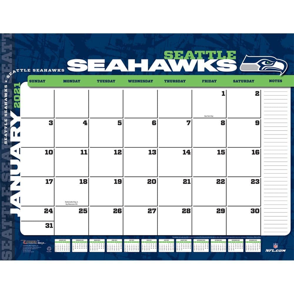 Seattle Seahawks Desk Pad