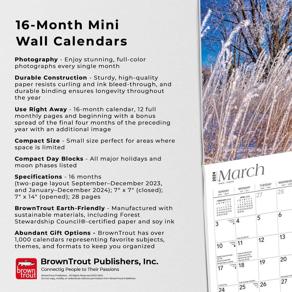 Minnesota 2024 Mini Wall Calendar Fourth Alternate  Image width=&quot;1000&quot; height=&quot;1000&quot;