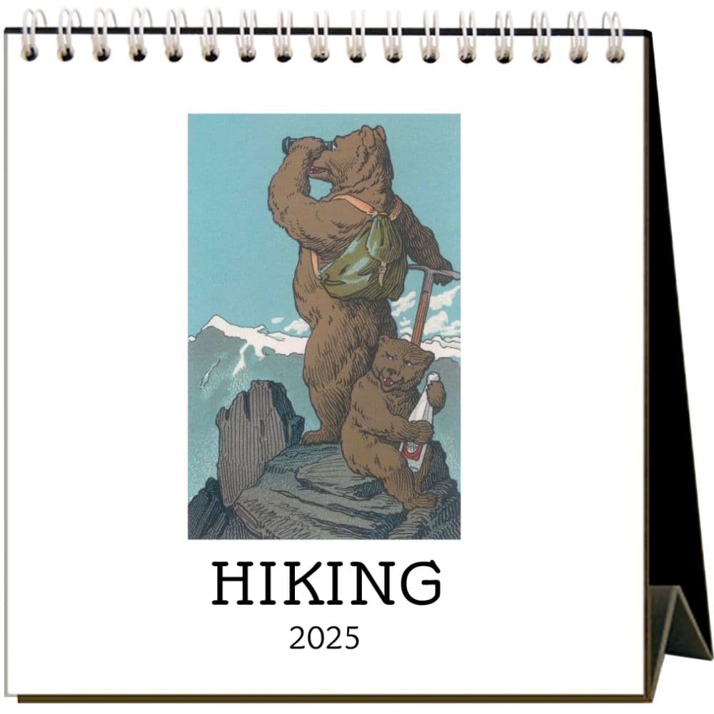 Nostalgic Hiking 2025 Easel Desk Calendar Main Product Image width=&quot;1000&quot; height=&quot;1000&quot;