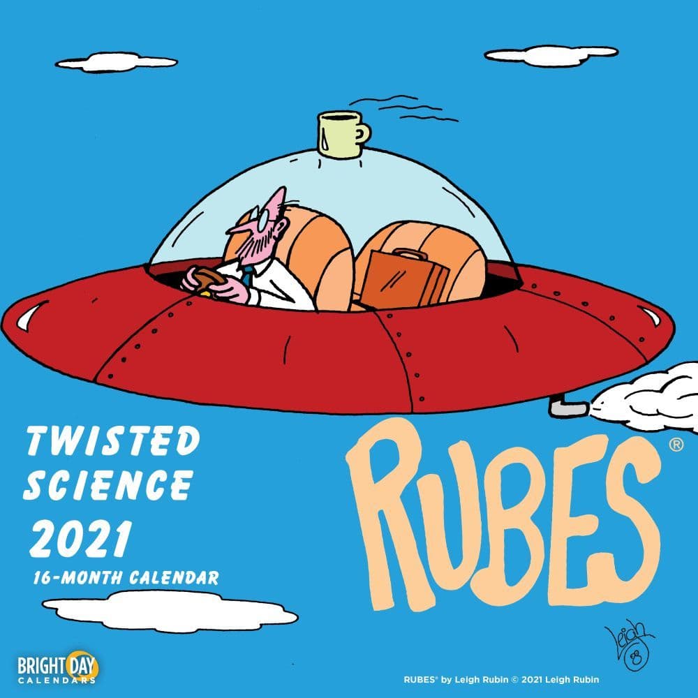 2021 Rubes Twisted Science Wall Calendar