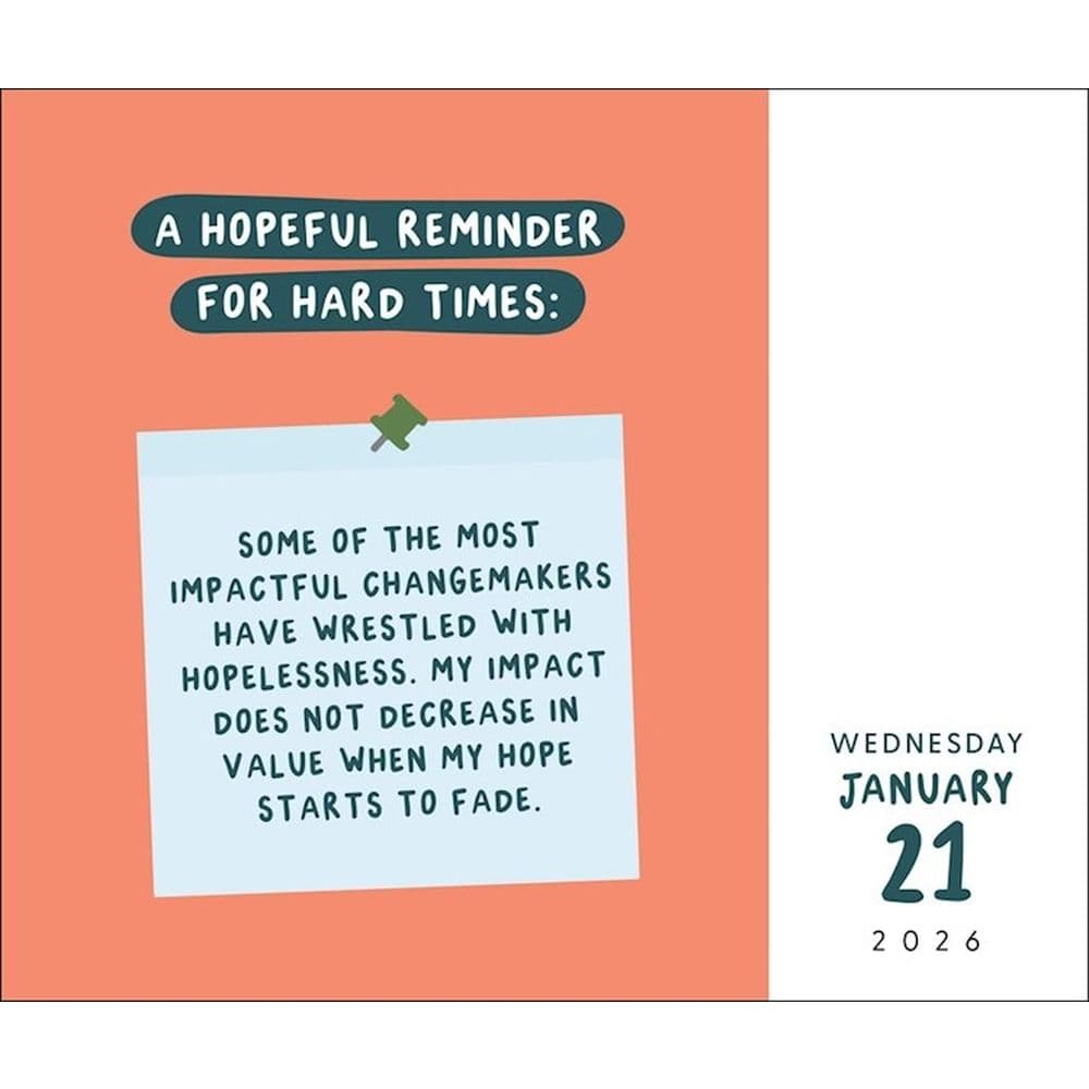 Hope Through Black History 2026 Desk Calendar Second Alternate Image
