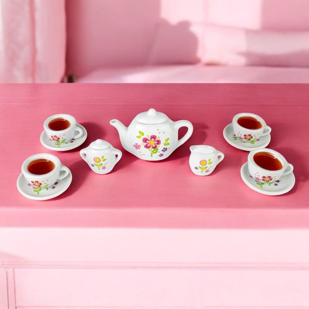 Flower Porcelain Tea Set 12 Piece Tenth Alternate Image