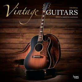 Vintage Guitars 2024 Wall Calendar