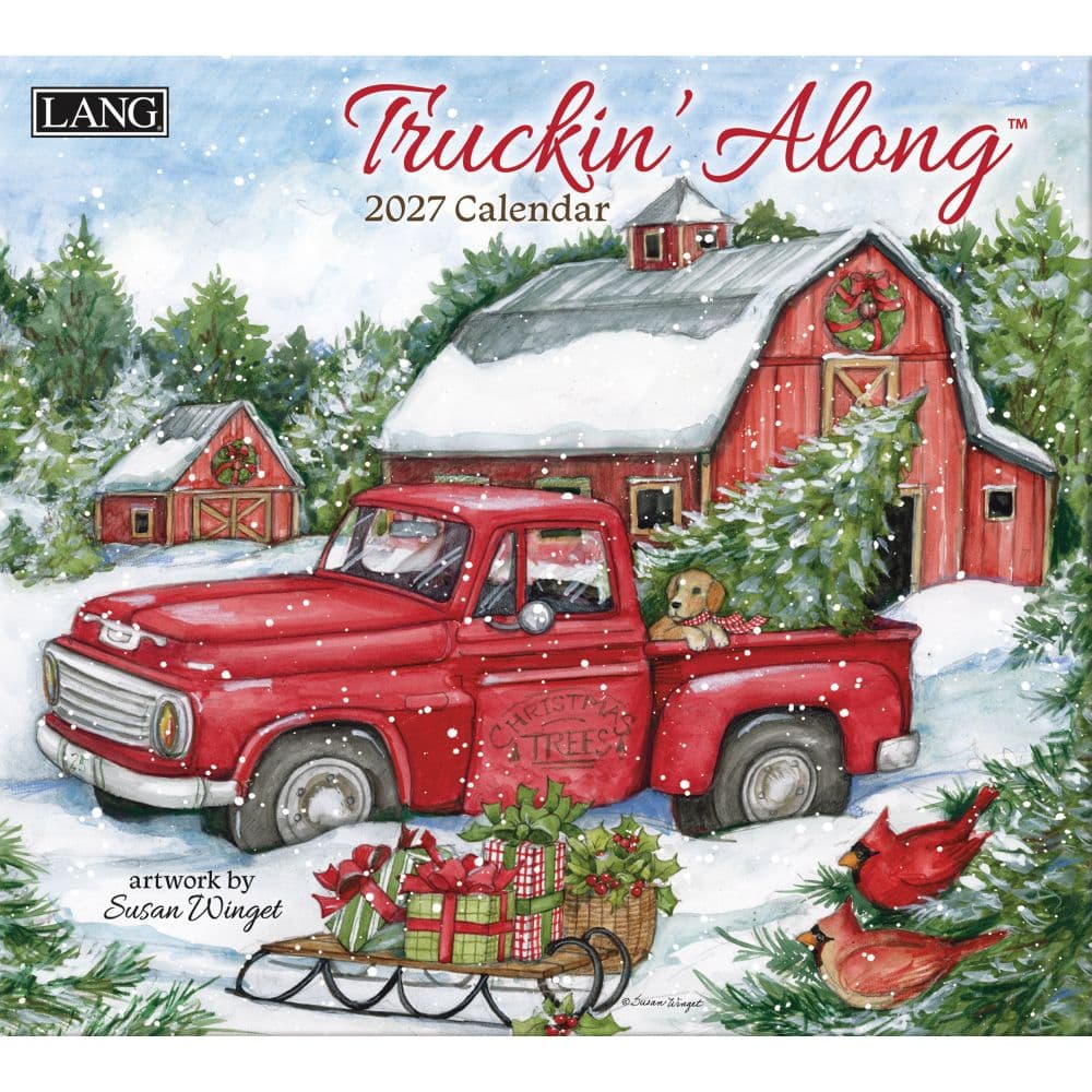 image Truckin Along Special Edition 2027 Wall Calendar Main Product Image