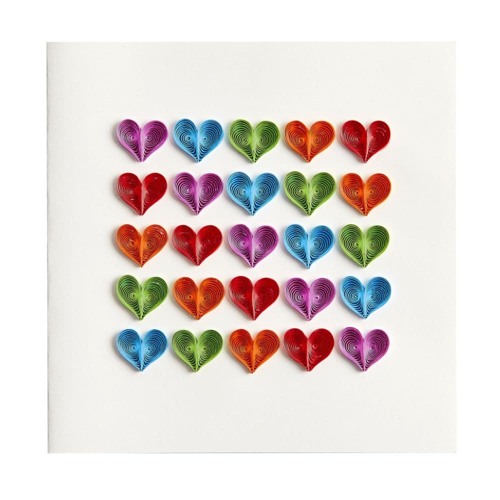 Rainbow Hearts Quilling Birthday Card Card First Alternate Image width=&quot;1000&quot; height=&quot;1000&quot;