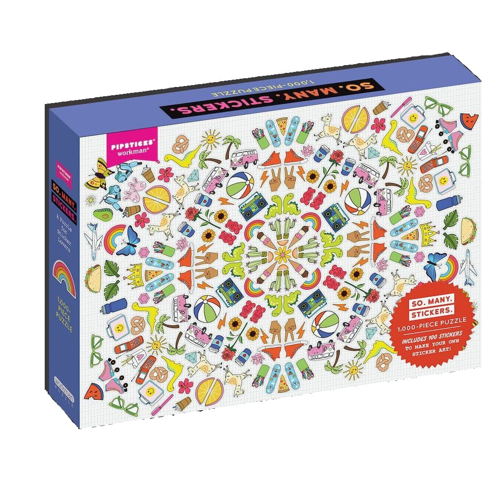 So Many Stickers 1000 Piece Puzzle Main Product  Image width=&quot;1000&quot; height=&quot;1000&quot;