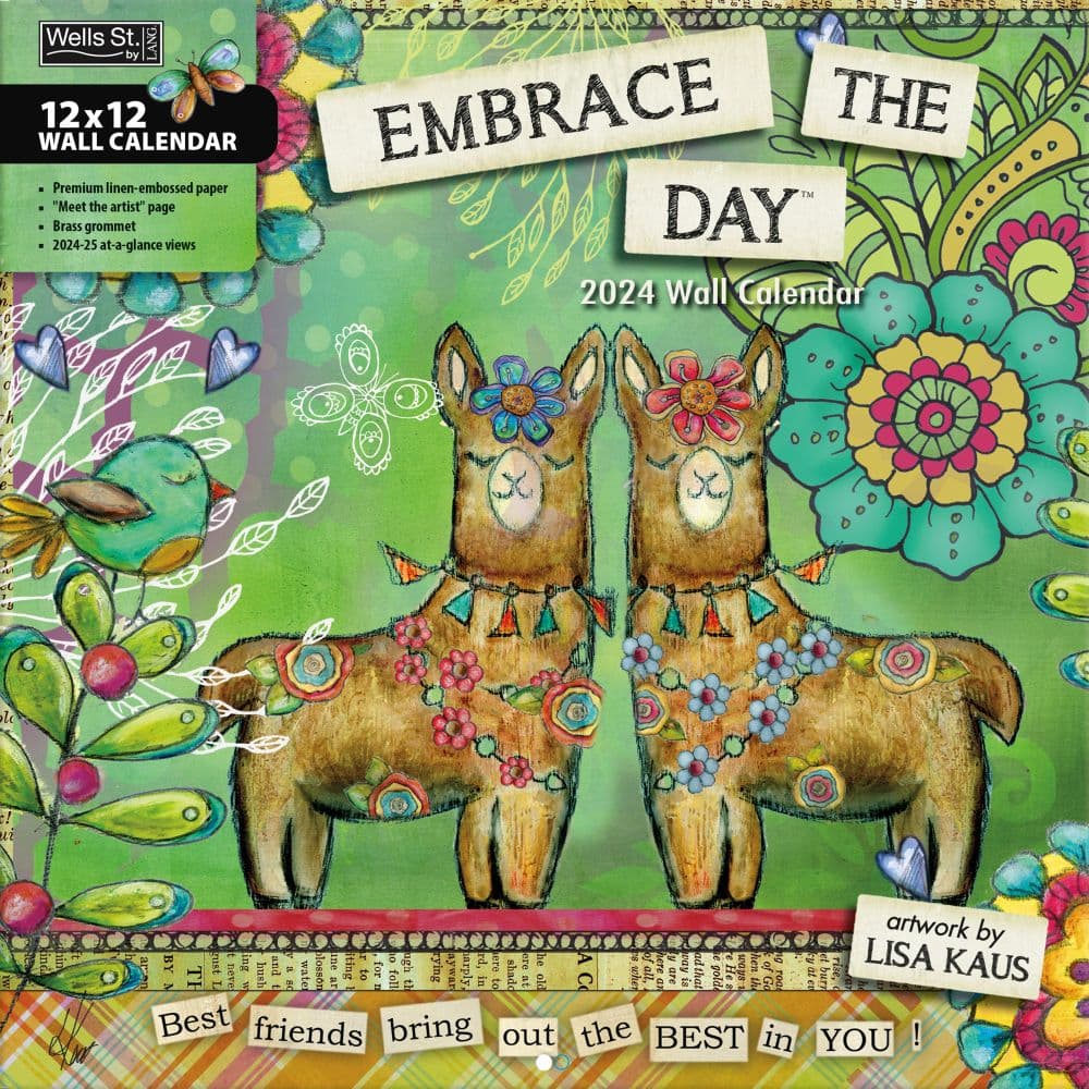 Embrace The Day 2024 Wall Calendar Main Product Image width=&quot;1000&quot; height=&quot;1000&quot;
