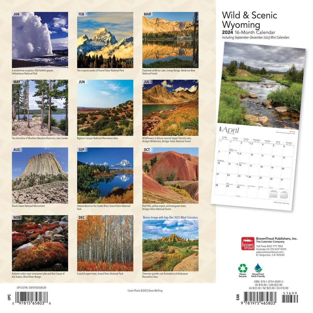 Wyoming Wild and Scenic 2024 Wall Calendar First Alternate  Image width=&quot;1000&quot; height=&quot;1000&quot;