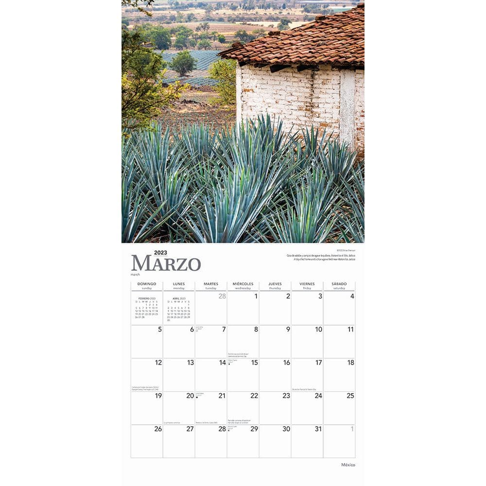 Mexico 2023 Calendar - Calendars.com