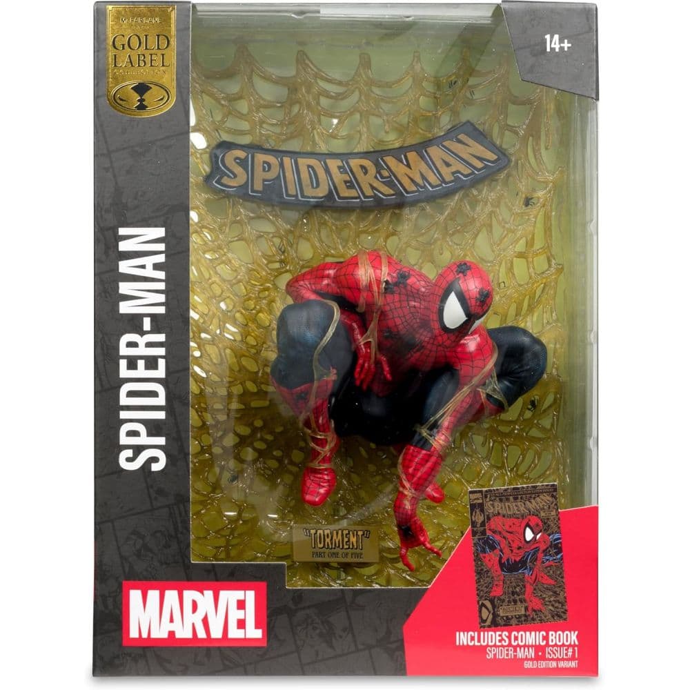 image Marvel Spider-Man #1 Gold Label 1:6 Posed Figure
