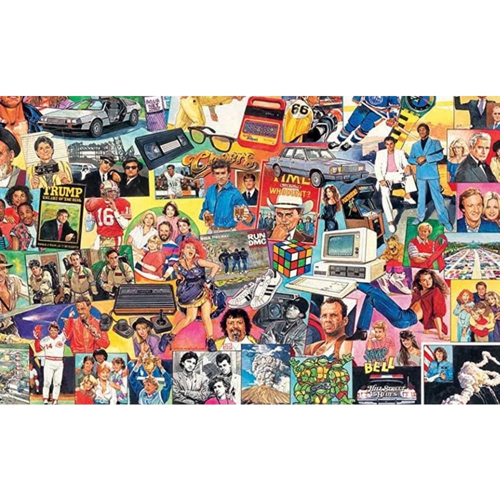 The 1980s 1000 Piece Puzzle Second Alternate Image