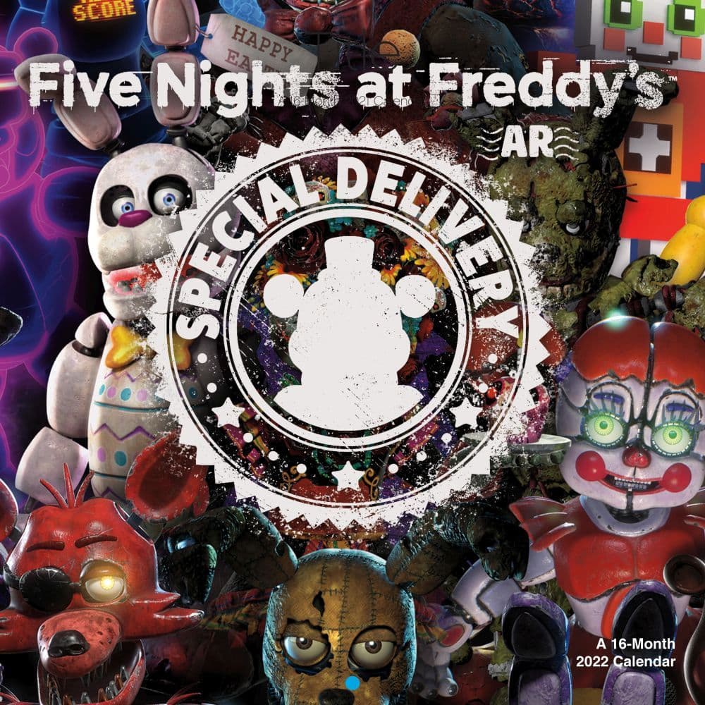 Five Nights at Freddys 2022 Wall Calendar