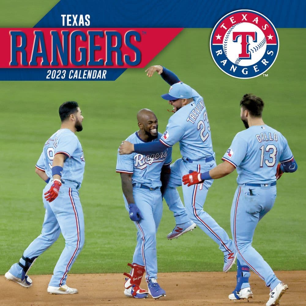 Texas Rangers 2023 Wall Calendar