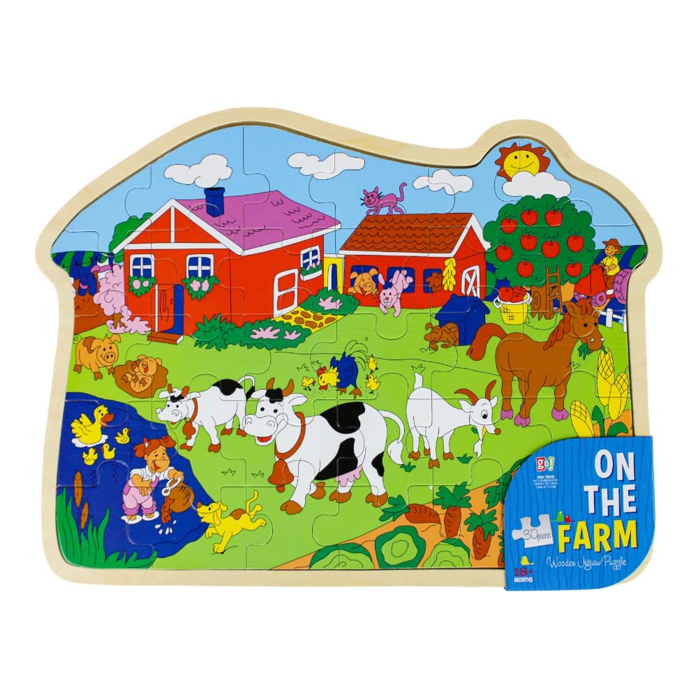 Wooden Farm 30 Piece Puzzle Main Product Image width=&quot;1000&quot; height=&quot;1000&quot;