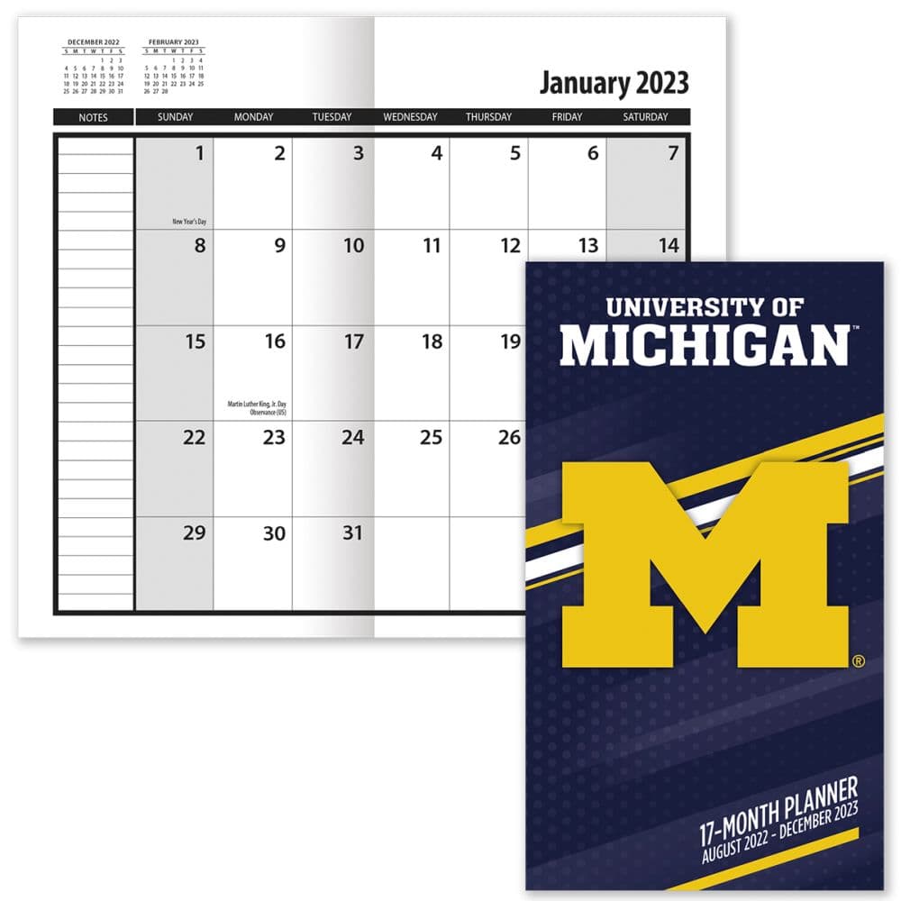 Michigan Wolverines 2023 Planner - Calendars.com