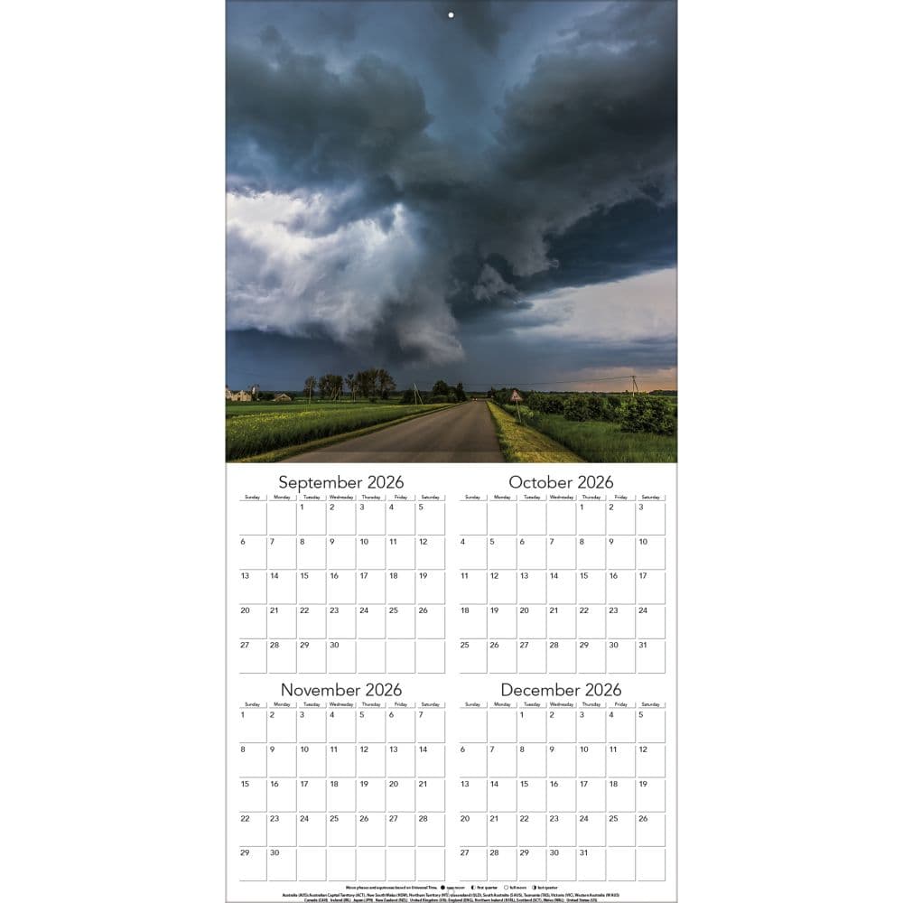 Wild and Wonderful Weather 2027 Wall Calendar Second Alternate Image