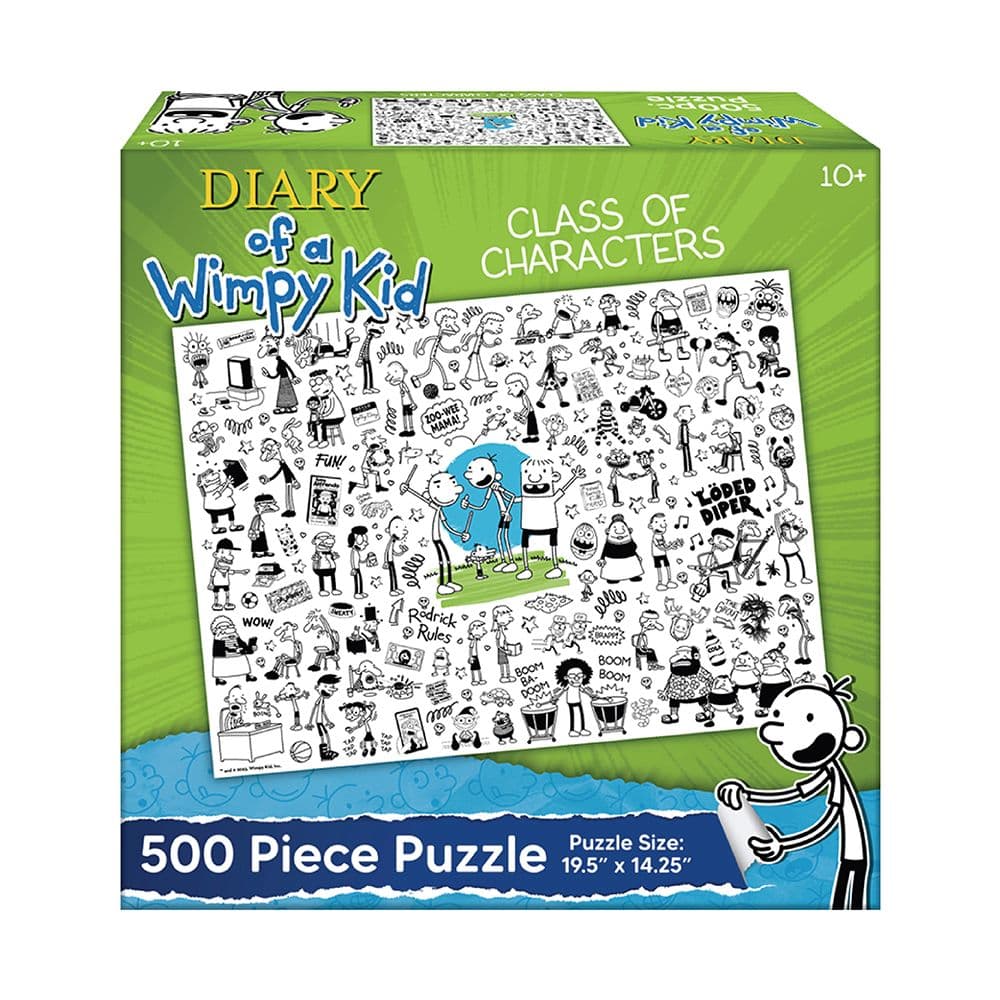 Diary of a Wimpy Kid Class Characters 500 Piece puzzle