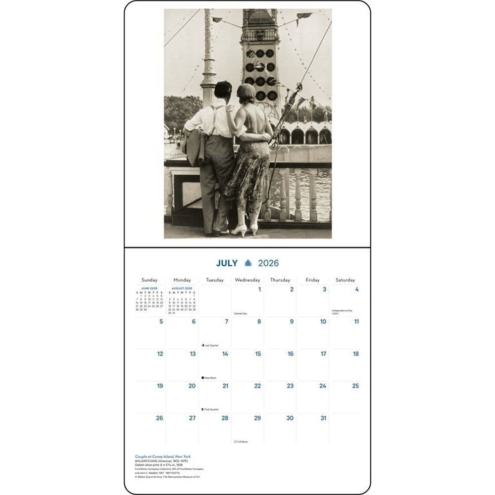 New York in Photos Metropolitan Museum of Art 2026 Mini Wall Calendar Third Alternate Image