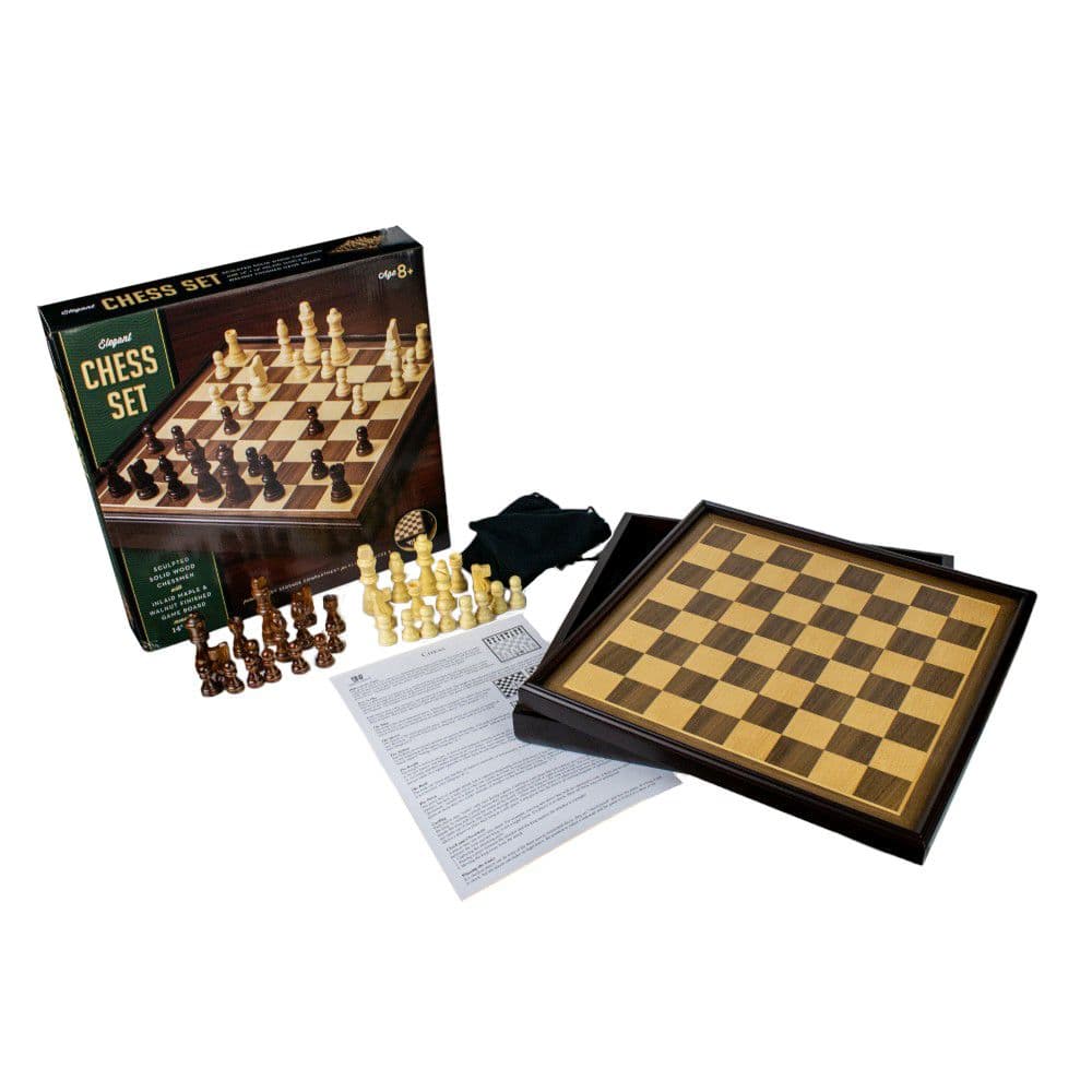Wooden Chess Set Deluxe Second Alternate Image