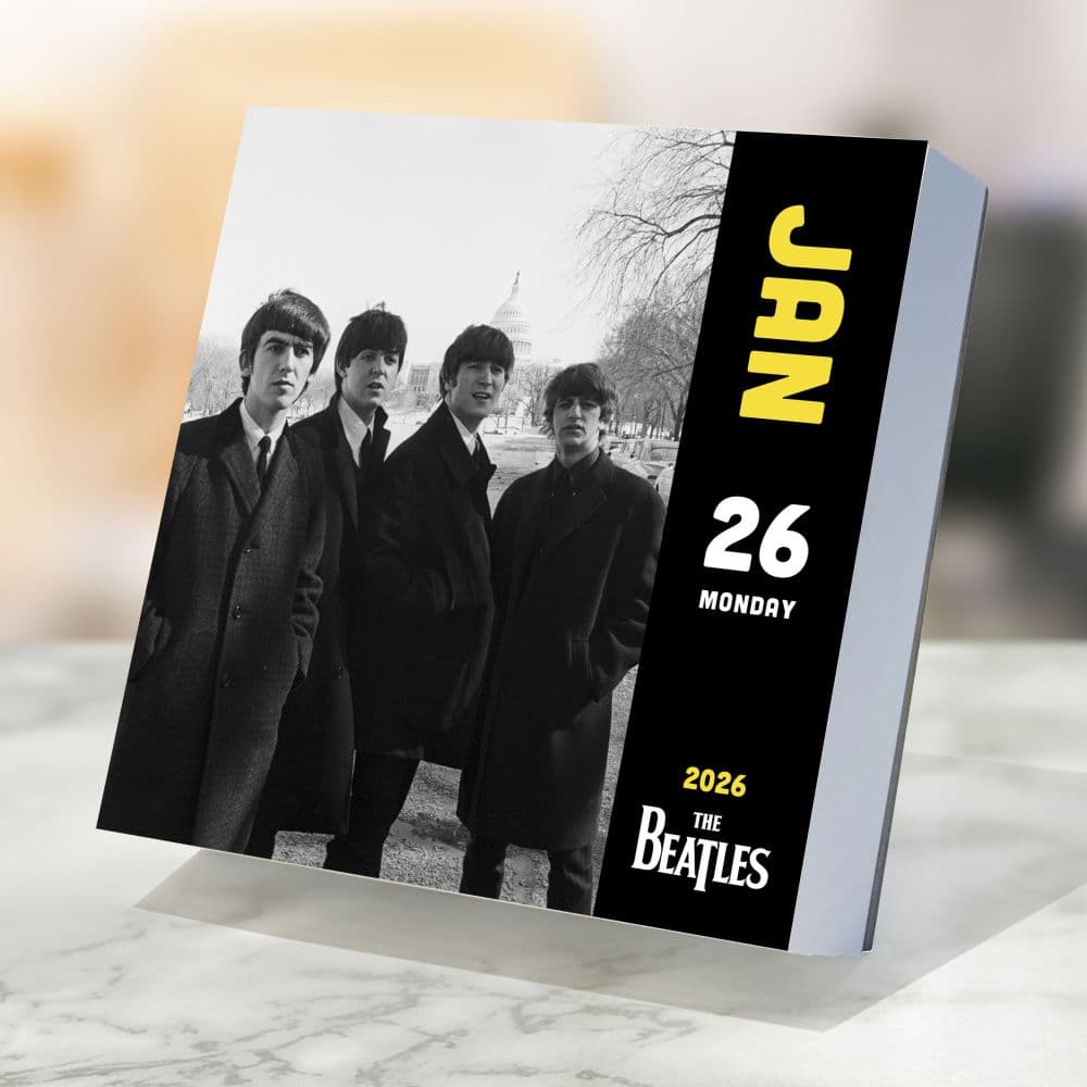 Beatles 2026 Desk Calendar Third Alternate Image
