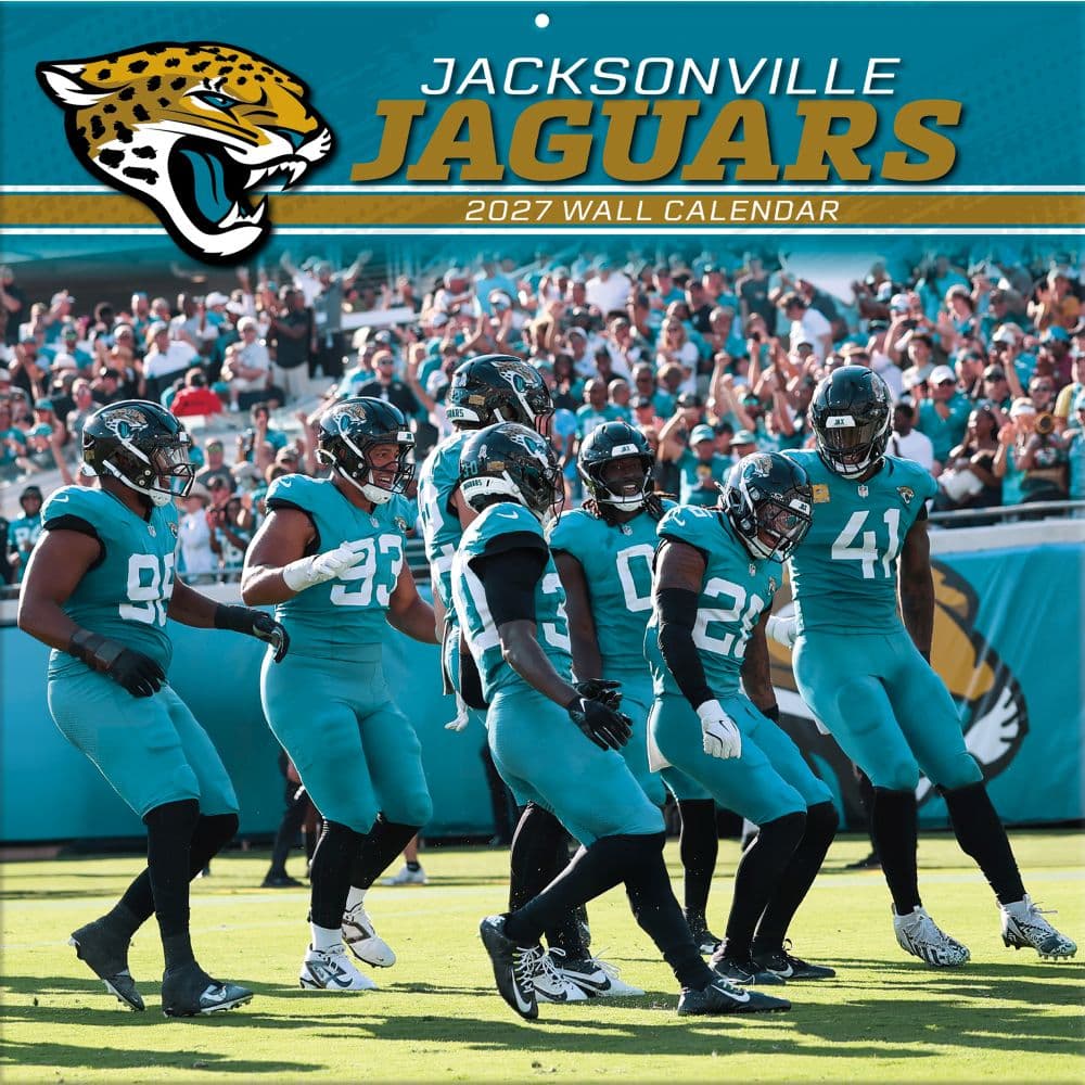 image NFL Jacksonville Jaguars 2027 Wall Calendar Main Product Image