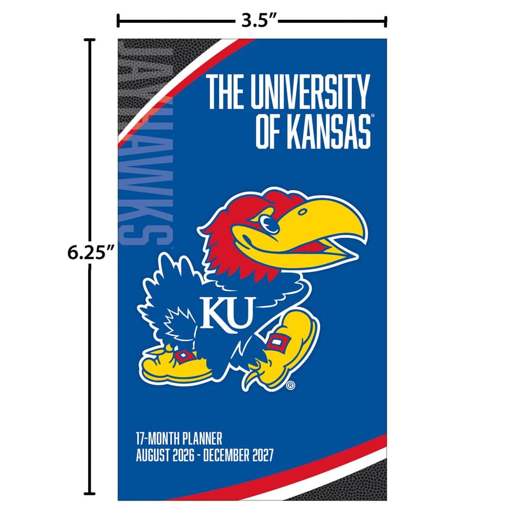 COL Kansas Jayhawks 2027 Pocket Planner Sixth Alternate Image