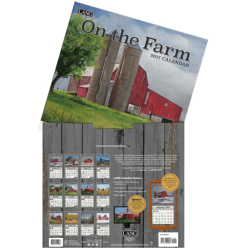 On the Farm 2027 Wall Calendar by Bill Zierke Fourth Alternate Image