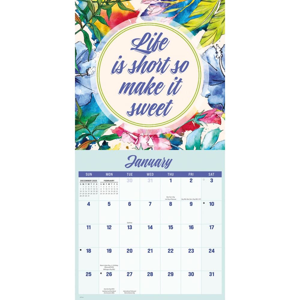Living My Best Life by Bonnie Marcus Special Value 2026 Wall Calendar Second Alternate Image