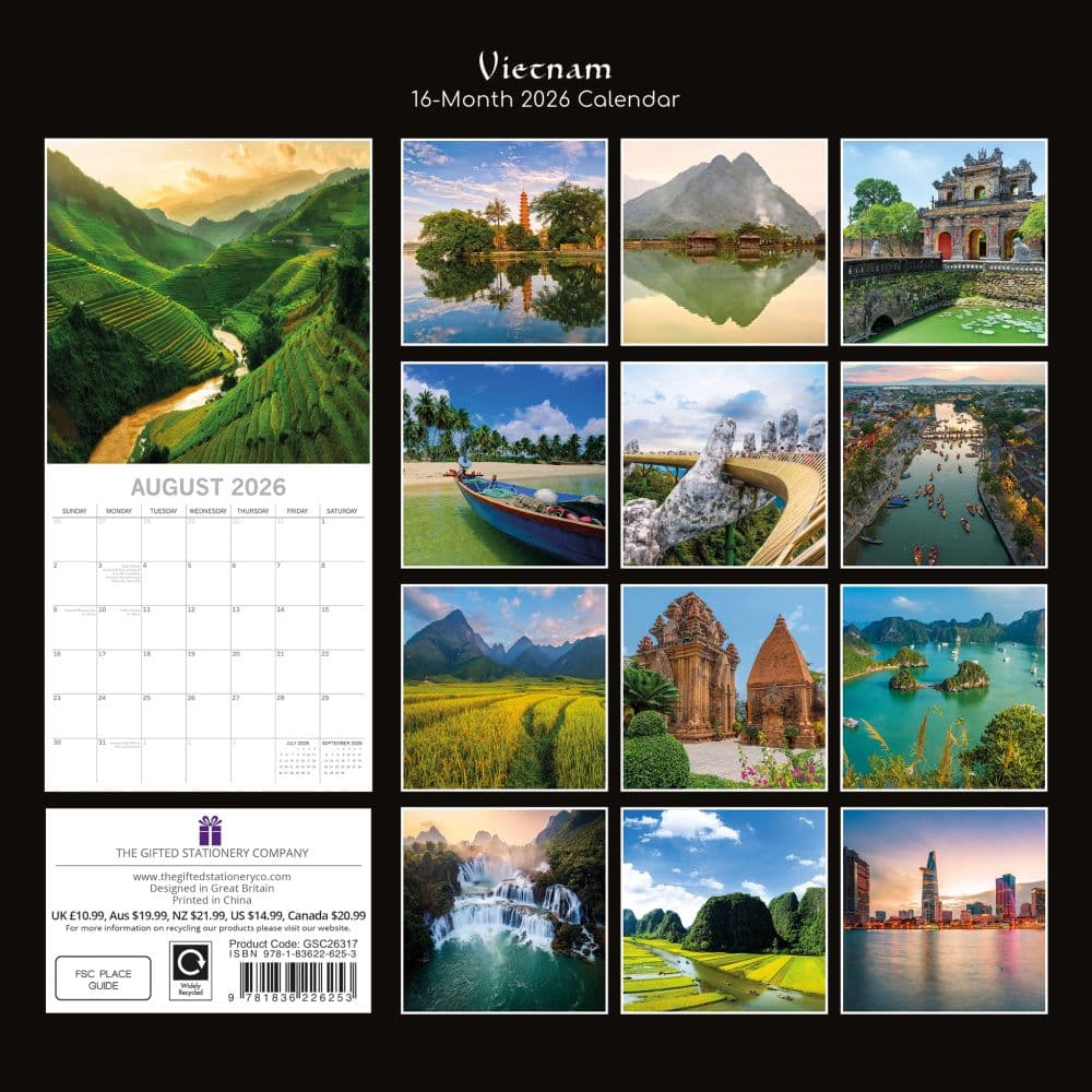 Vietnam 2026 Wall Calendar First Alternate Image