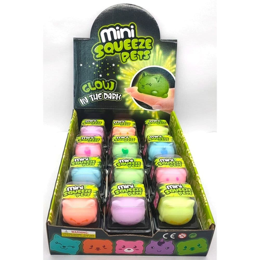 image Glow in the Dark 2 Inch Mini Squeeze Pet  Main Image