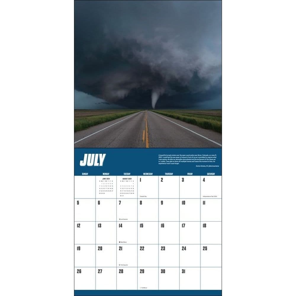 Storm Chasers 2026 Wall Calendar Fourth Alternate Image