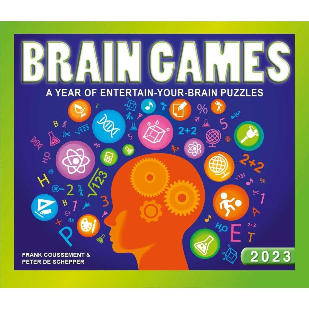 Brain Game 2023 Desk Calendar
