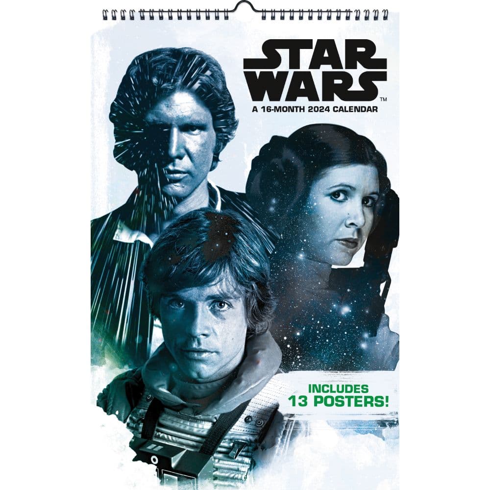 Star Wars Poster 2024 Wall Calendar Main Image