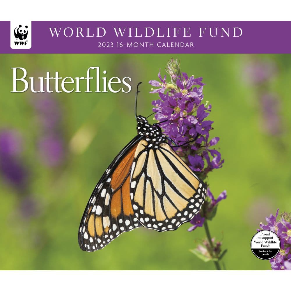 Butterflies WWF 2023 Wall Calendar - Calendars.com