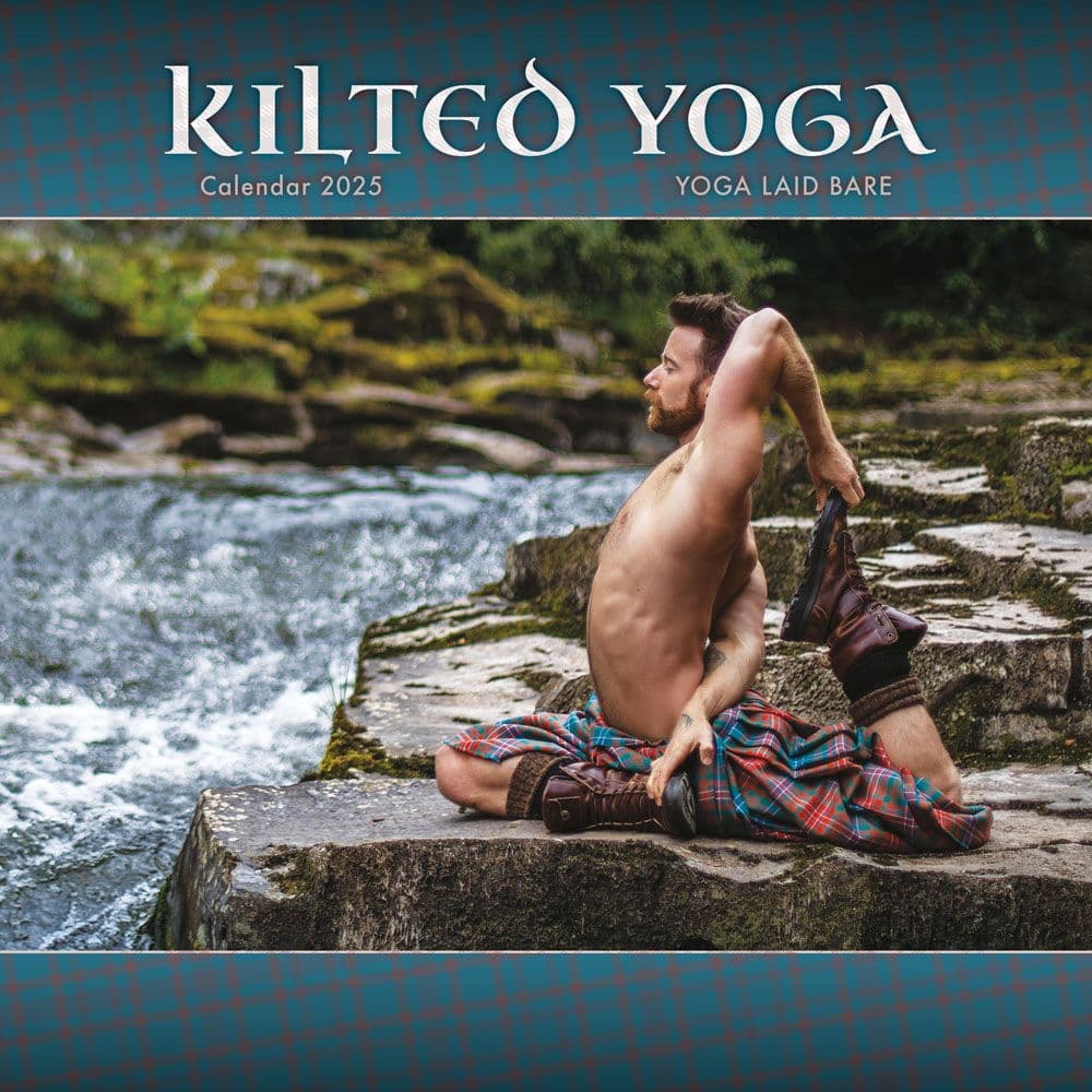 Kilted Yoga 2025 Wall Calendar Main Image