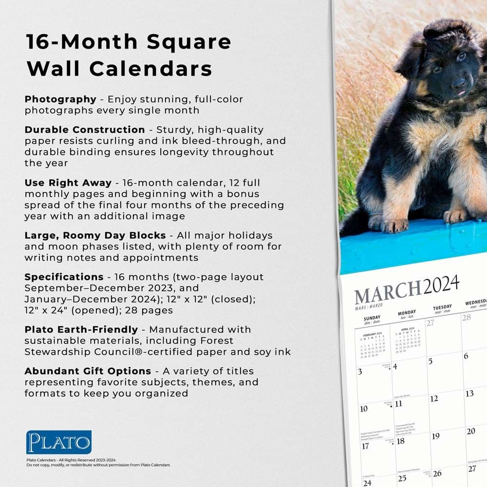 Puppy Pals 2024 Wall Calendar Fourth Alternate Image width=&quot;1000&quot; height=&quot;1000&quot;