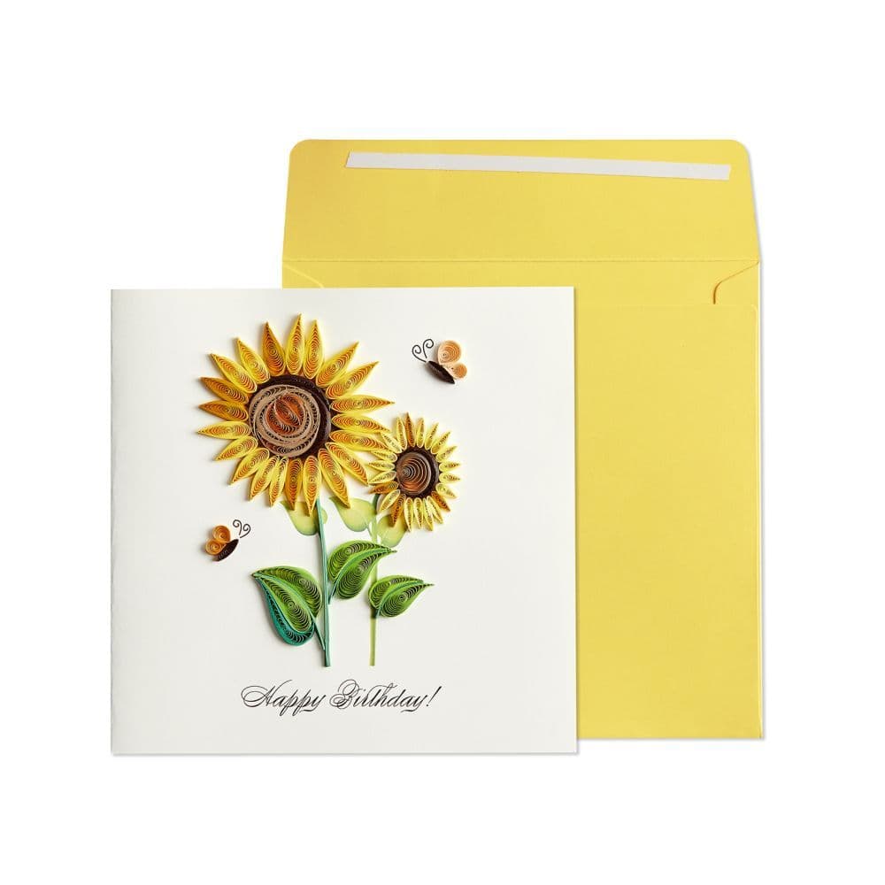 Sunflowers Quilling Birthday Card Main Product Image width=&quot;1000&quot; height=&quot;1000&quot;