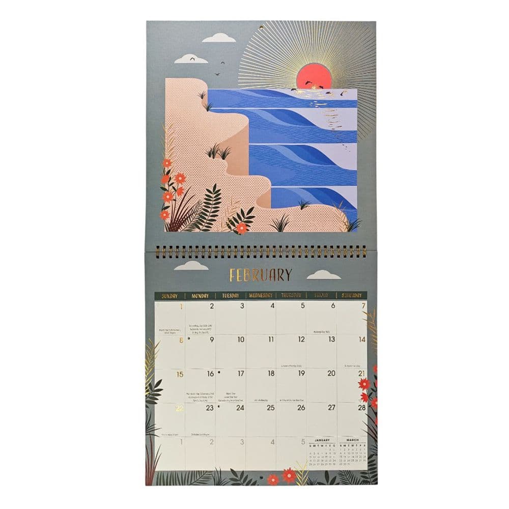 Wonderful World 2026 Spiral Wall Calendar Third Alternate Image