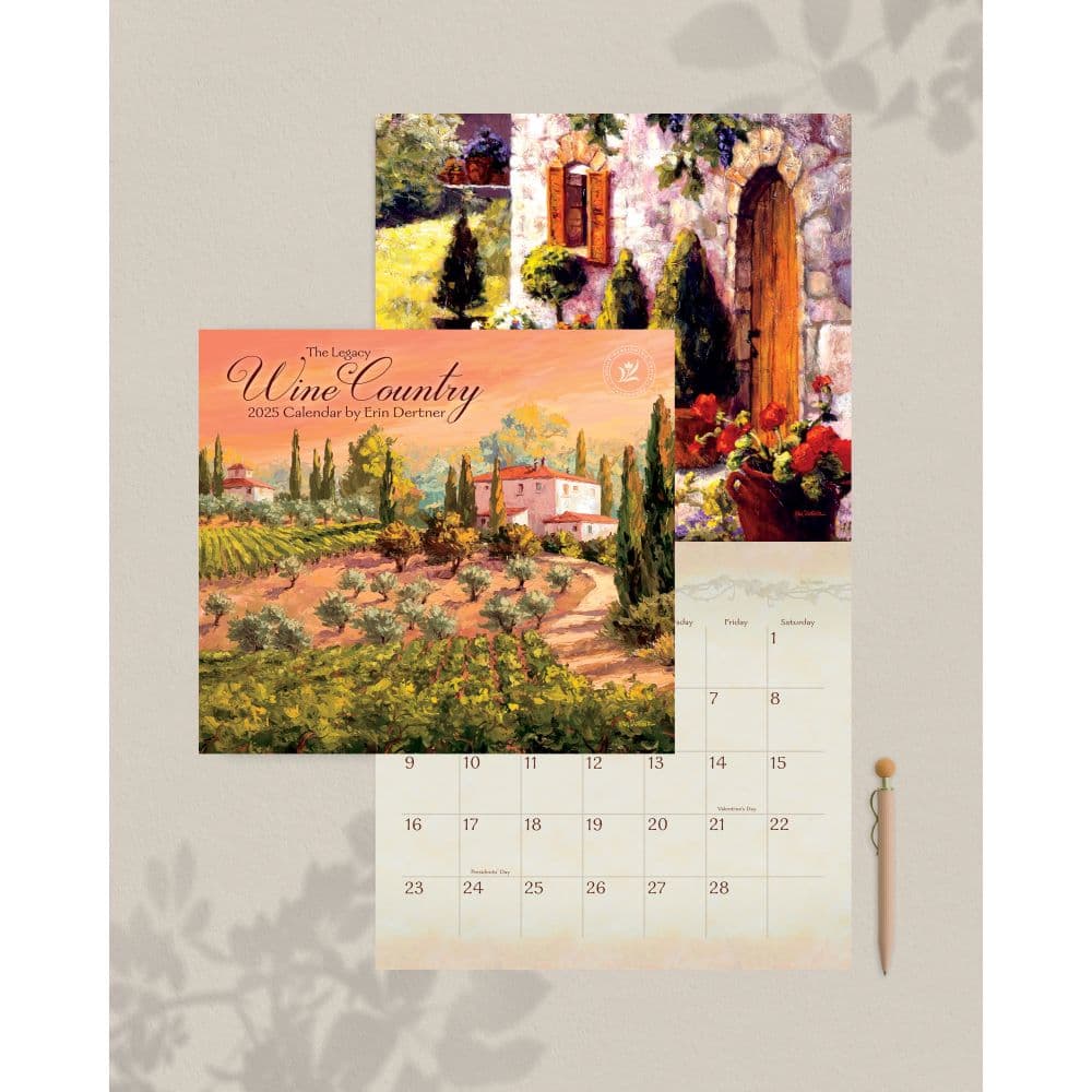 Wine Country 2025 Wall Calendar Third Alternate Image width=&quot;1000&quot; height=&quot;1000&quot;