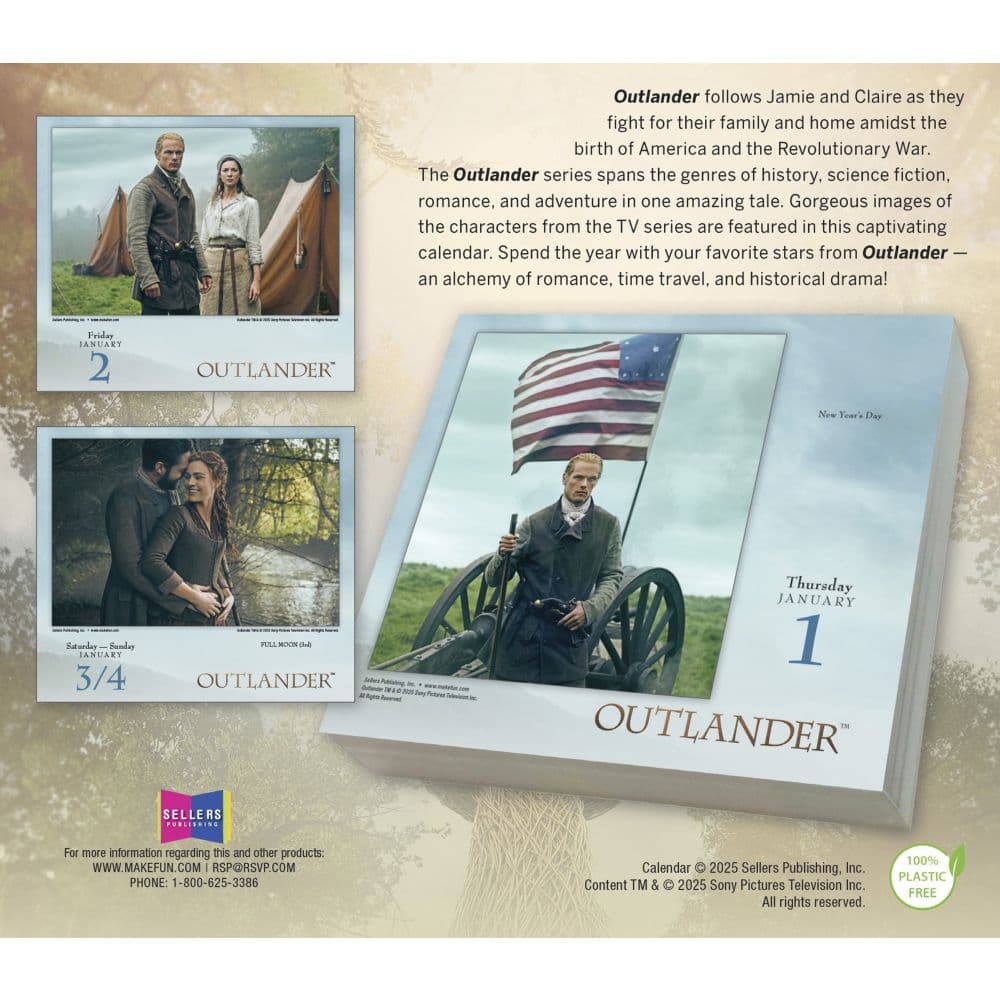 Outlander 2026 Desk Calendar First Alternate Image