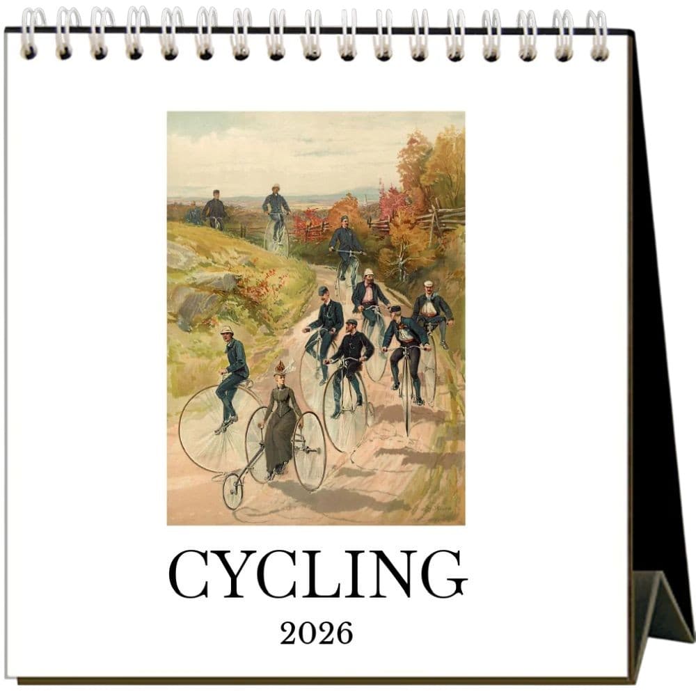 Cycling 2026 Easel Desk Calendar Main Product Image
