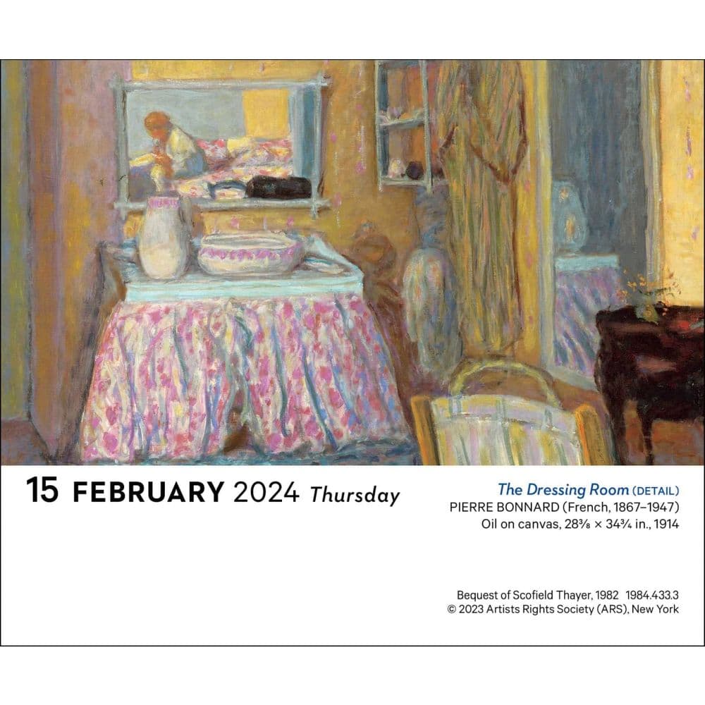 Impressionism and Post-Impressionism 2024 Desk Calendar Alt3