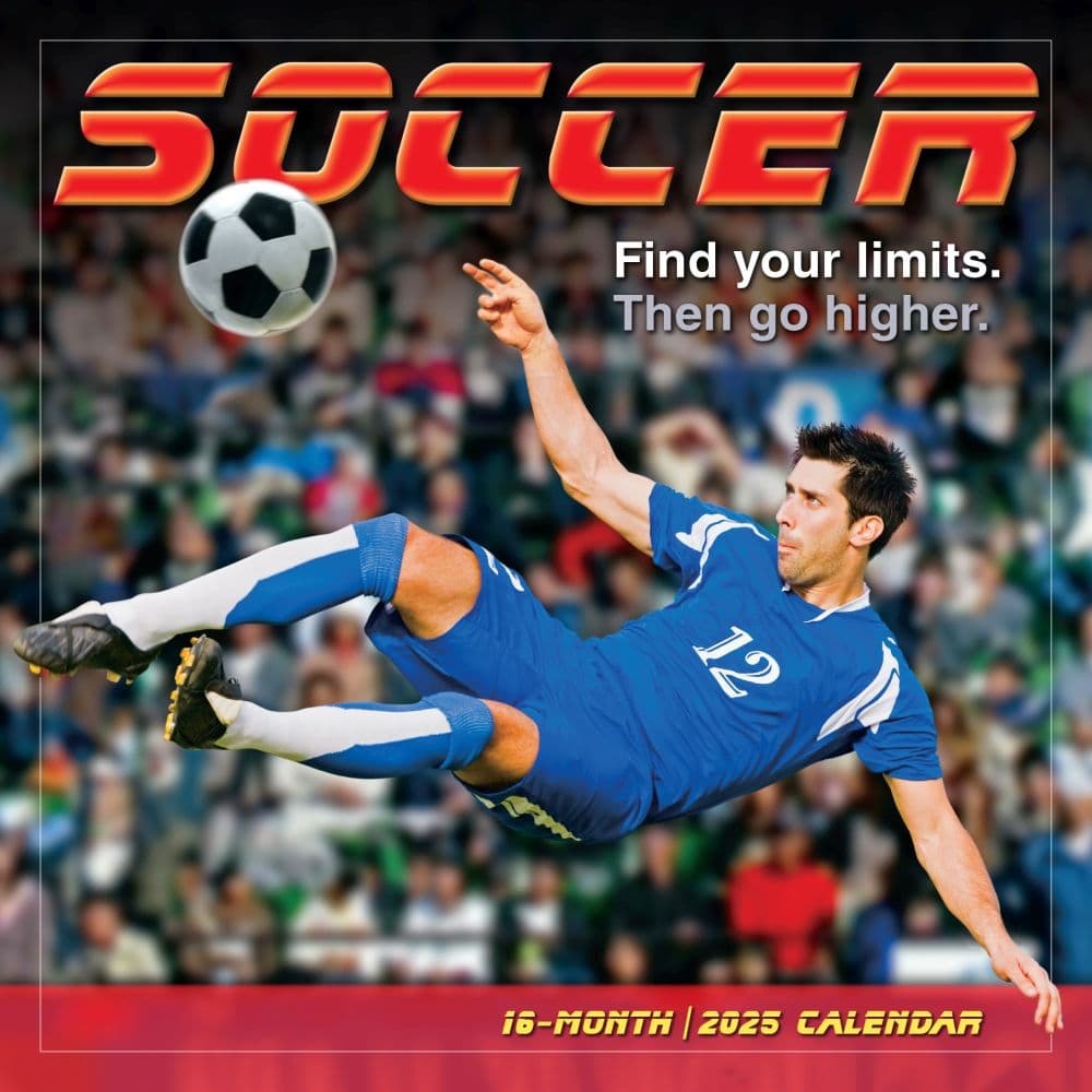 Soccer 2025 Wall Calendar