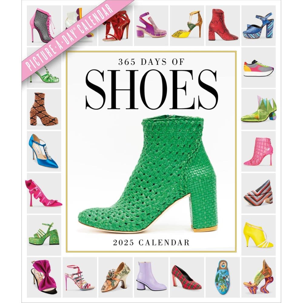 Shoes 365 2025 Wall Calendar