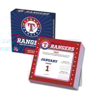 image MLB Texas Rangers 2026 Desk Calendar Main Product Image