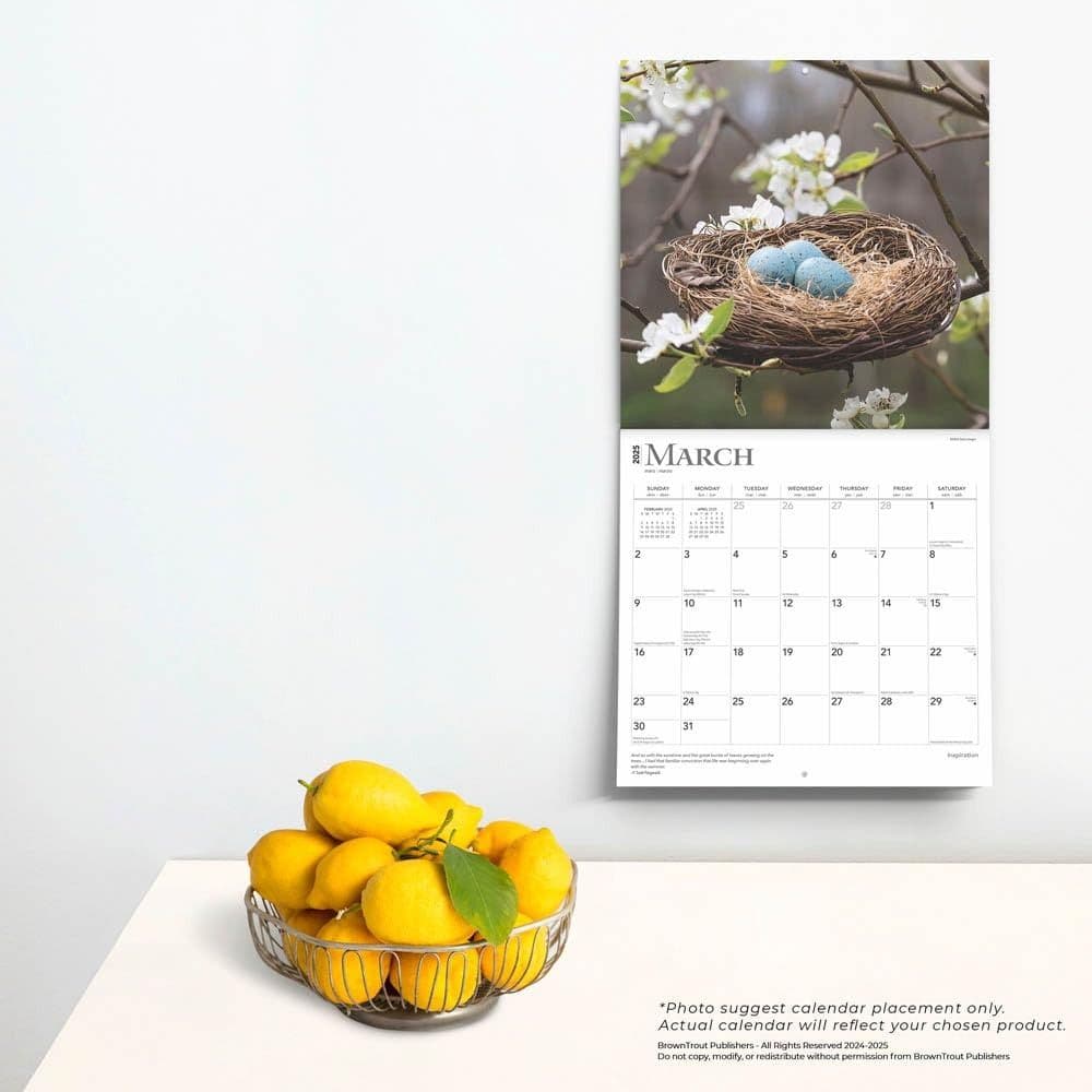 Inspiration 2025 Wall Calendar Fourth Alternate Image